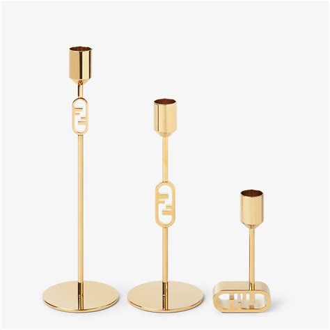 candle holder fendi|Fendi O’Lock Candle Holder Set .